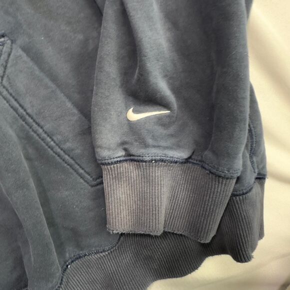 Nike Athletic Dept Hoodie Men’s XXL Navy Blue Vintage Logo Sweatshirt - Picture 5 of 7